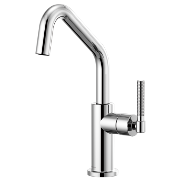 BRIZO 61063LF LITZE BAR FAUCET WITH ANGLED SPOUT AND KNURLED HANDLE