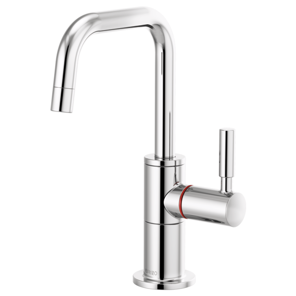BRIZO 61365LF-H ODIN 8-15/16 INCH INSTANT HOT FAUCET WITH SQUARE SPOUT
