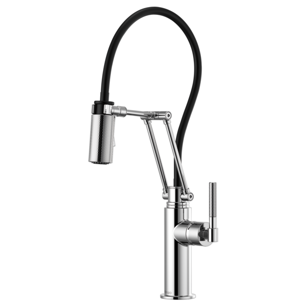 BRIZO 63243LF LITZE ARTICULATING FAUCET WITH KNURLED HANDLE