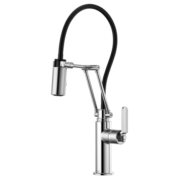 BRIZO 63244LF LITZE ARTICULATING FAUCET WITH INDUSTRIAL HANDLE