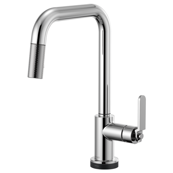 BRIZO 64054LF LITZE SMARTTOUCH PULL-DOWN FAUCET WITH SQUARE SPOUT AND INDUSTRIAL HANDLE