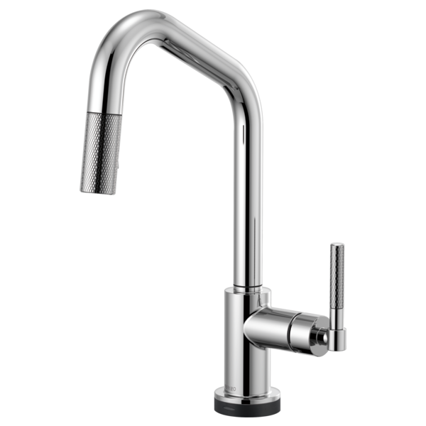 BRIZO 64063LF LITZE SMARTTOUCH PULL-DOWN FAUCET WITH ANGLED SPOUT AND KNURLED HANDLE