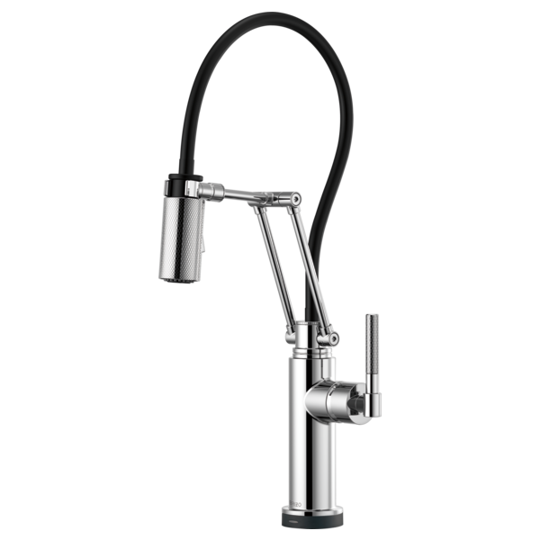 BRIZO 64243LF LITZE SMARTTOUCH ARTICULATING FAUCET WITH KNURLED HANDLE