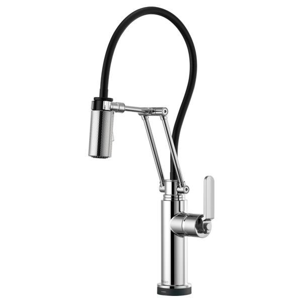 BRIZO 64244LF LITZE SMARTTOUCH ARTICULATING FAUCET WITH INDUSTRIAL HANDLE