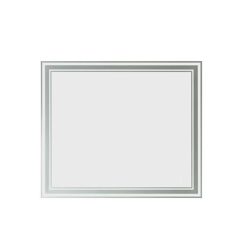 VINNOVA 811036R-LED-NF VARESE 36 INCH  RECTANGLE LED LIGHTED ACCENT BATHROOM/VANITY WALL MIRROR