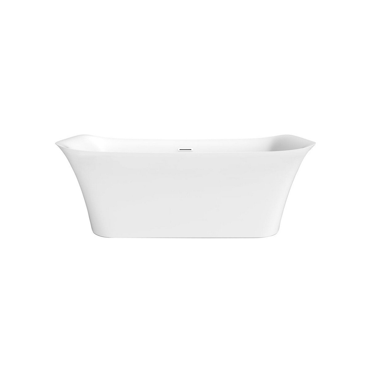 BARCLAY ATFRECN59ID SERENITY 59 INCH OVAL FREE STANDING ACRYLIC SOAKING BATHTUB