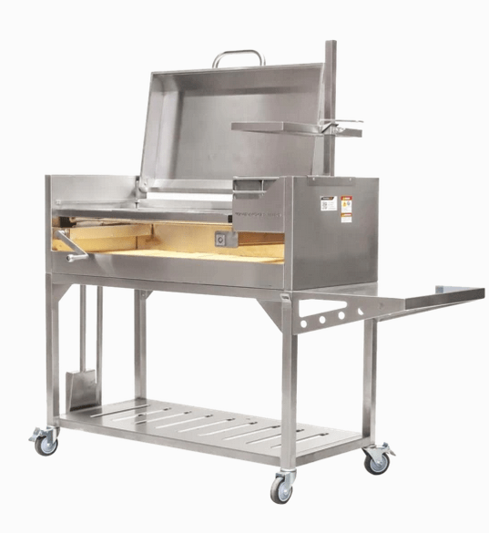 TAGWOOD BBQ BBQ01SS ULTIMATE SERIES 67 INCH ARGENTINE FREE-STANDING CHARCOAL GRILL WITH LID