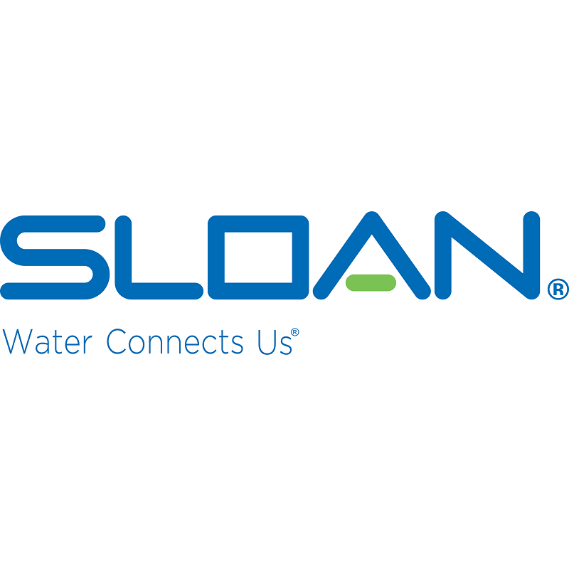 SLOAN 3520032 CROWN 1.28 GPF SINGLE FLUSH CONCEALED SENSOR HARDWIRED WATER CLOSET FLUSHOMETER WITH ELECTRICAL OVERRIDE - ROUGH BRASS