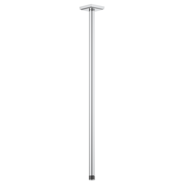 BRIZO 83999-24 ESSENTIAL 24 INCH CEILING MOUNT SHOWER ARM AND SQUARE FLANGE