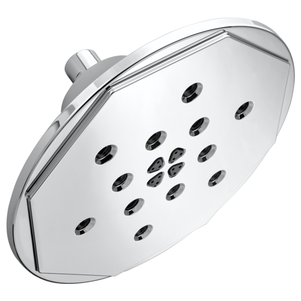 BRIZO 87461 ROOK 8 INCH 4-FUNCTION RAINCAN SHOWERHEAD WITH H2OKINETIC TECHNOLOGY