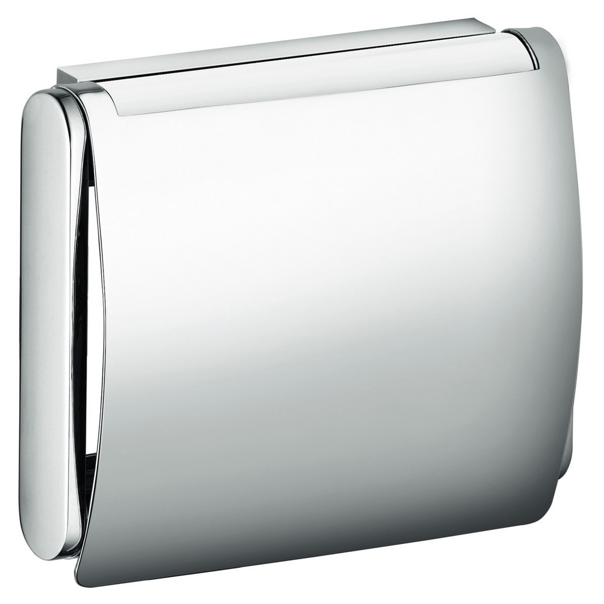 KEUCO 149600000 PLAN 5 1/4 INCH WALL MOUNTED TOILET PAPER HOLDER WITH COVER