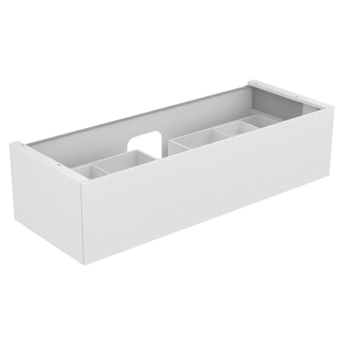 KEUCO 3136100 EDITION 11 55 1/8 INCH 1-DRAWER WALL MOUNTED SINGLE SINK BATHROOM VANITY CABINET ONLY
