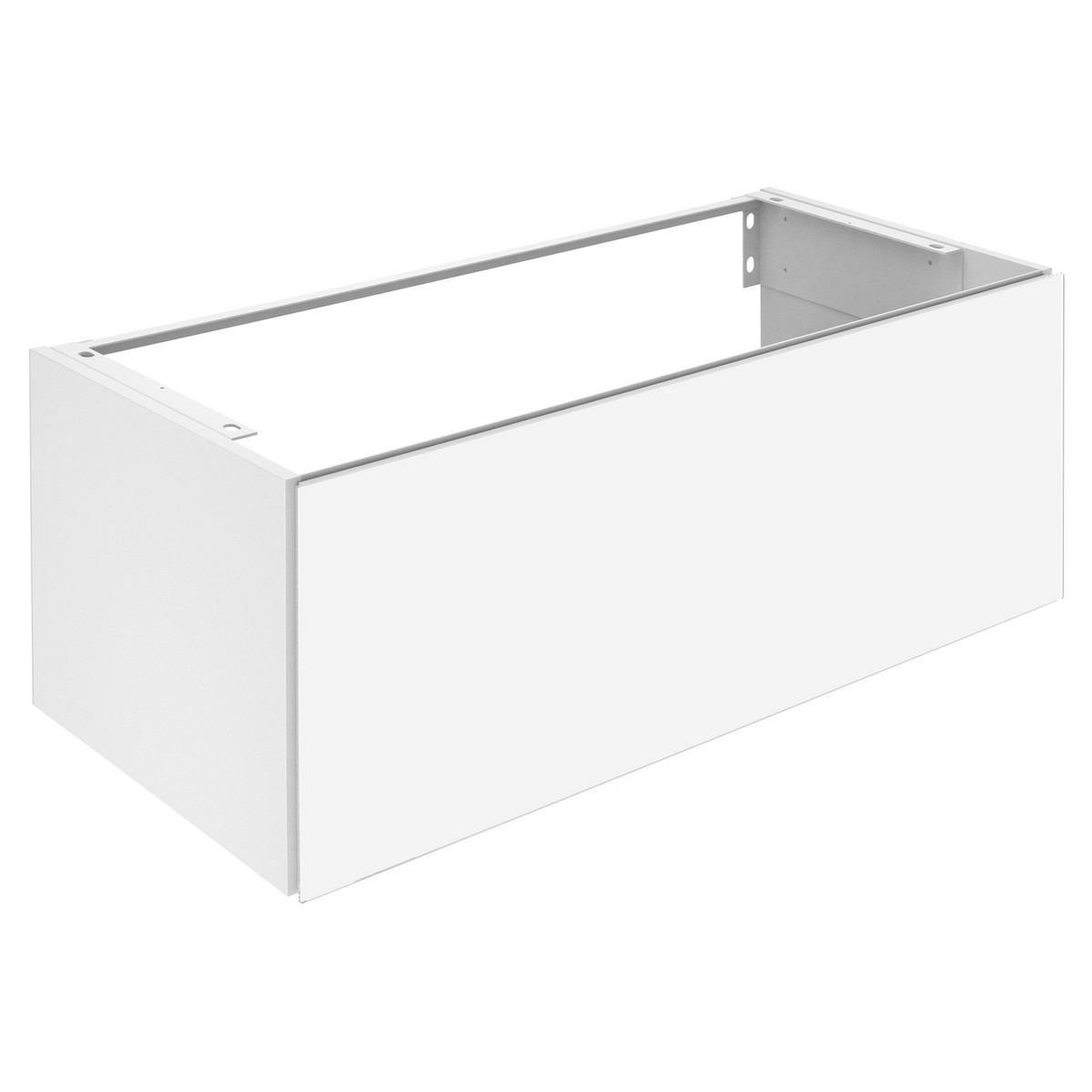KEUCO 329710000 PLAN 39 3/8 INCH 1-DRAWER WALL MOUNTED SINGLE SINK BATHROOM VANITY CABINET ONLY