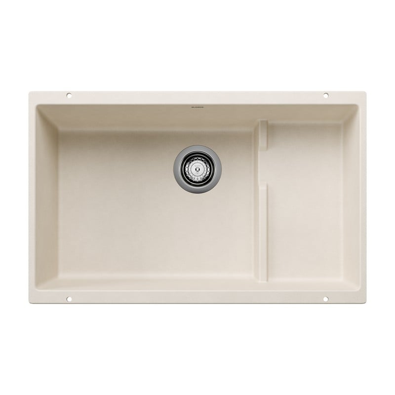 BLANCO 527406 PRECIS 28 3/4 INCH UNDERMOUNT SINGLE BOWL SILGRANIT KITCHEN SINK - SOFT WHITE