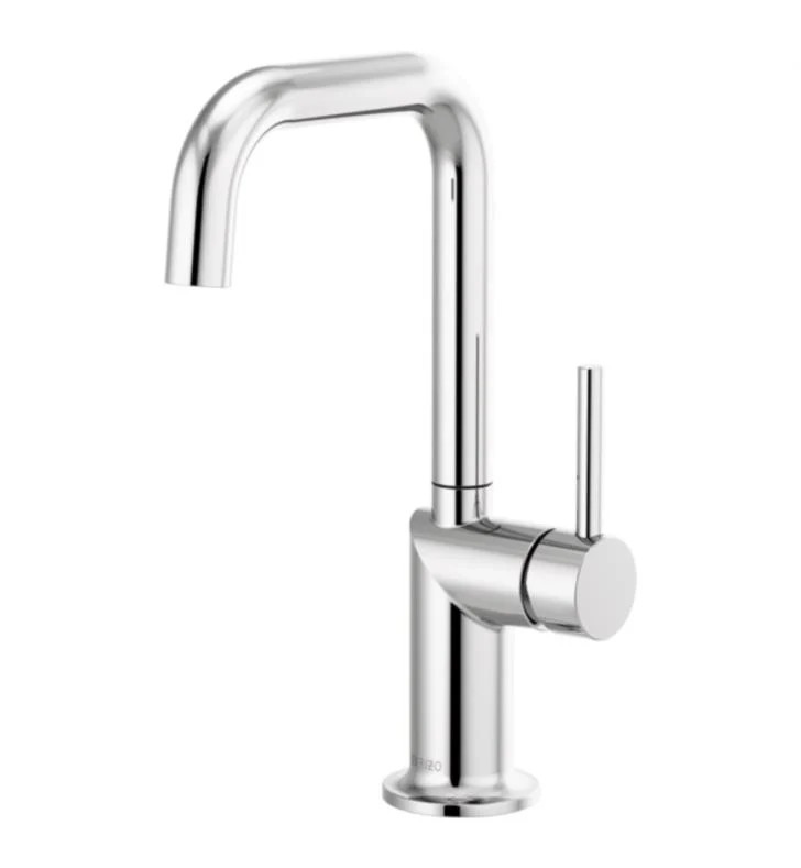 BRIZO 61065LF-LHP ODIN OR JASON 11 1/4 INCH SINGLE HANDLE BAR FAUCET WITH SQUARE SPOUT-LESS HANDLE