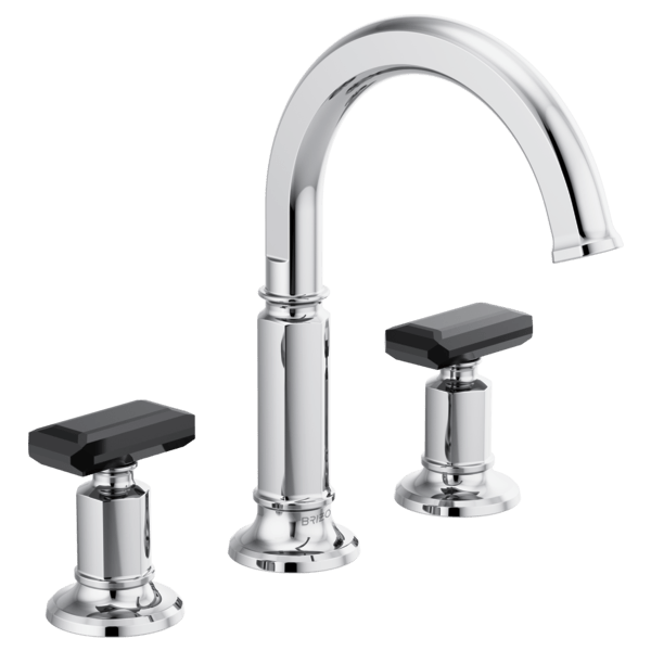 BRIZO 65376LF-LHP-ECO INVARI 9 1/4 INCH WIDESPREAD ARC SPOUT 1.2 GPM BATHROOM SINK FAUCET WITH LESS HANDLES