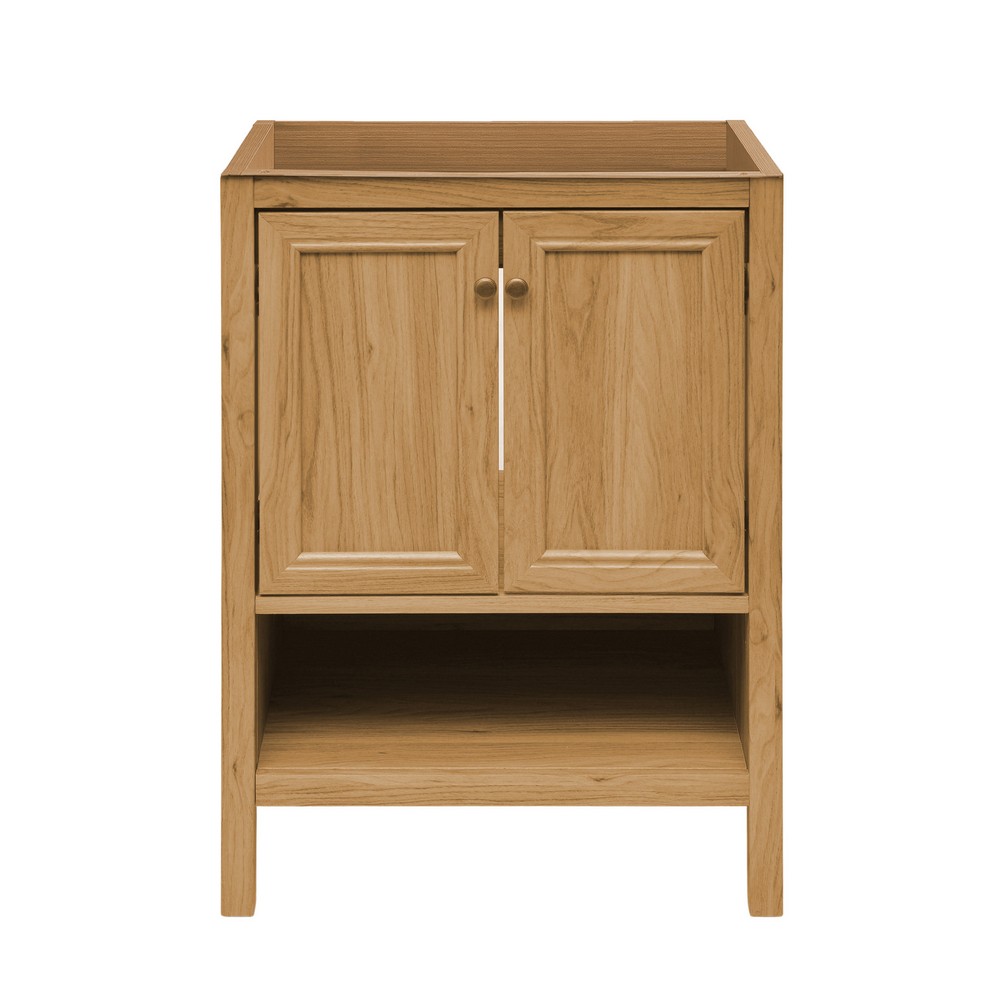 SWISS MADISON SM-BV240-C CHATEAU 23 1/2 INCH FREESTANDING BATHROOM VANITY CABINET ONLY IN NATURAL OAK