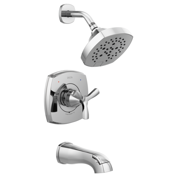 DELTA T144766 STRYKE 14 SERIES TUB AND SHOWER WITH CROSS HANDLE