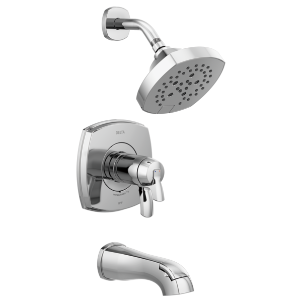 DELTA T17T476 STRYKE 17 THERMOSTATIC TUB AND SHOWER ONLY WITH LEVER HANDLE