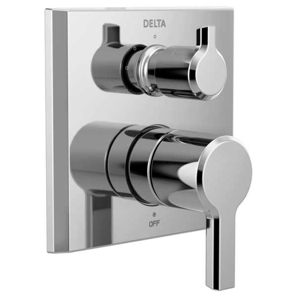 DELTA T24899 PIVOTAL 2-HANDLE MONITOR 14 SERIES VALVE TRIM WITH 3-SETTING DIVERTER