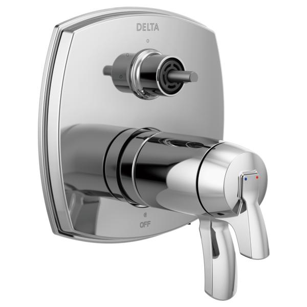 DELTA T27T876-LHP STRYKE 17 THERMOSTATIC INTEGRATED DIVERTER TRIM WITH THREE FUNCTION DIVERTER LESS DIVERTER HANDLE