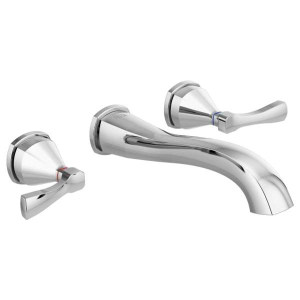 DELTA T3576LF-WL STRYKE WALL-MOUNTED LAVATORY FAUCET WITH LEVER HANDLE