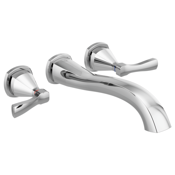 DELTA T5776-WL STRYKE WALL-MOUNTED TUB FILLER WITH LEVER HANDLES