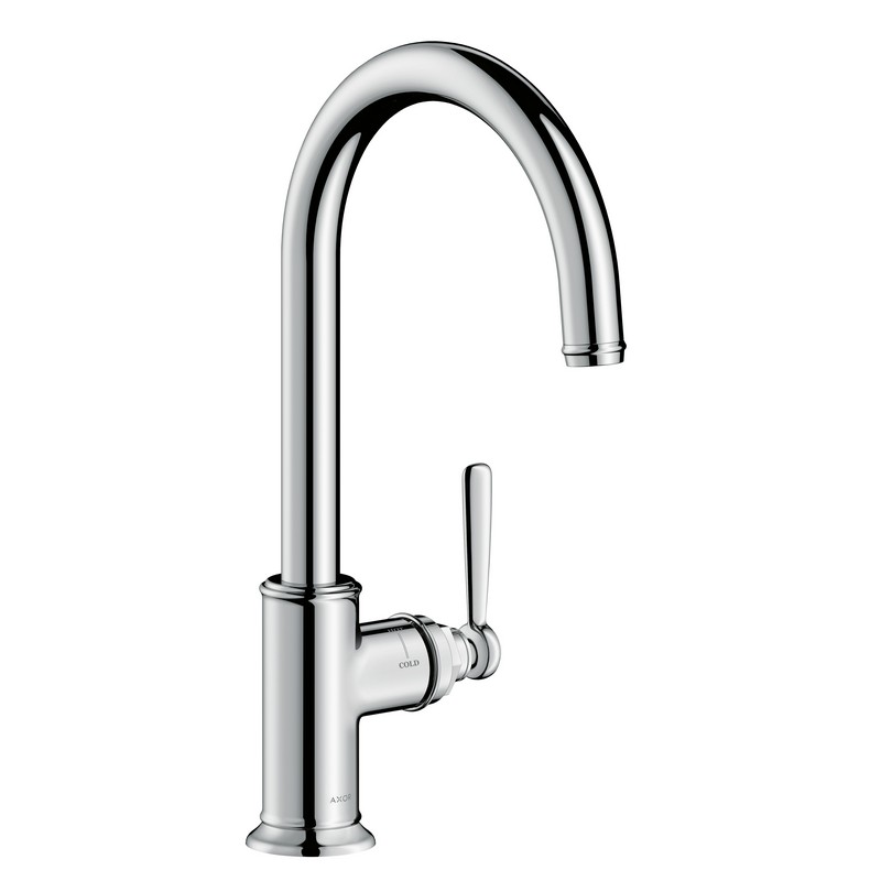 HANSGROHE 16518 AXOR MONTREUX 12 3/4 INCH DECK MOUNTED SINGLE HOLE BATHROOM FAUCET