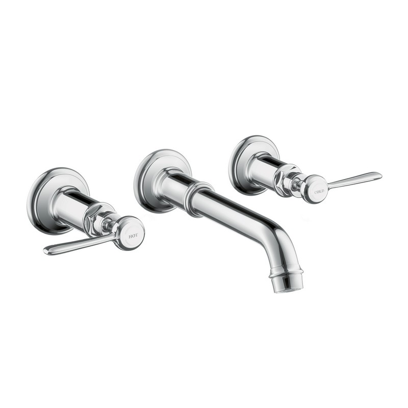 HANSGROHE 16534 AXOR MONTREUX 3 INCH WALL MOUNTED WIDESPREAD BATHROOM FAUCET