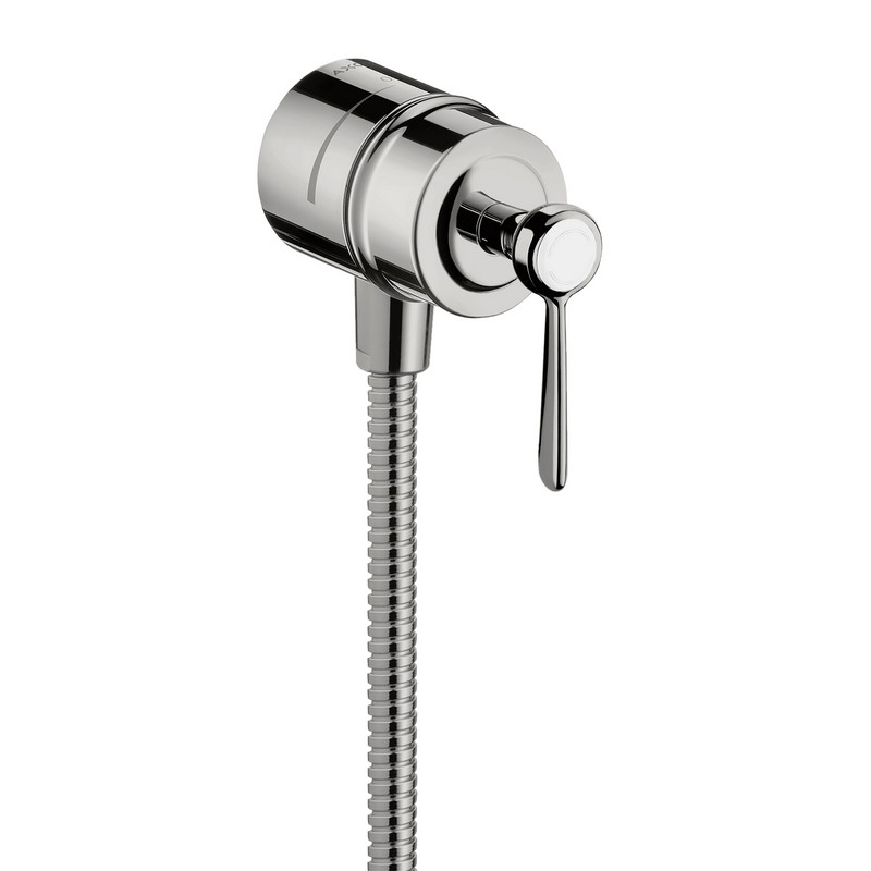 HANSGROHE 16883 AXOR MONTREUX 2 3/8 INCH WALL OUTLET WITH CHECK VALVES AND VOLUME CONTROL WITH LEVER HANDLE