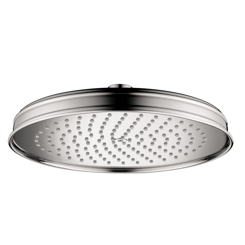 HANSGROHE 28374 AXOR MONTREUX 9 5/8 INCH 1.75 GPM 1 JET SHOWER HEAD