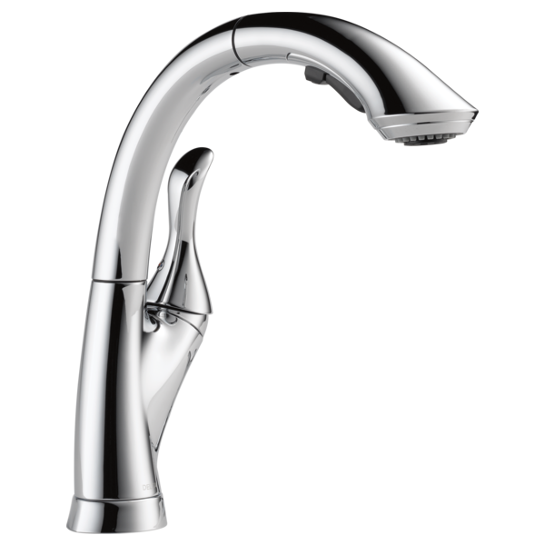 DELTA 4153-DST LINDEN SINGLE HANDLE WATER EFFICIENT PULL-OUT KITCHEN FAUCET