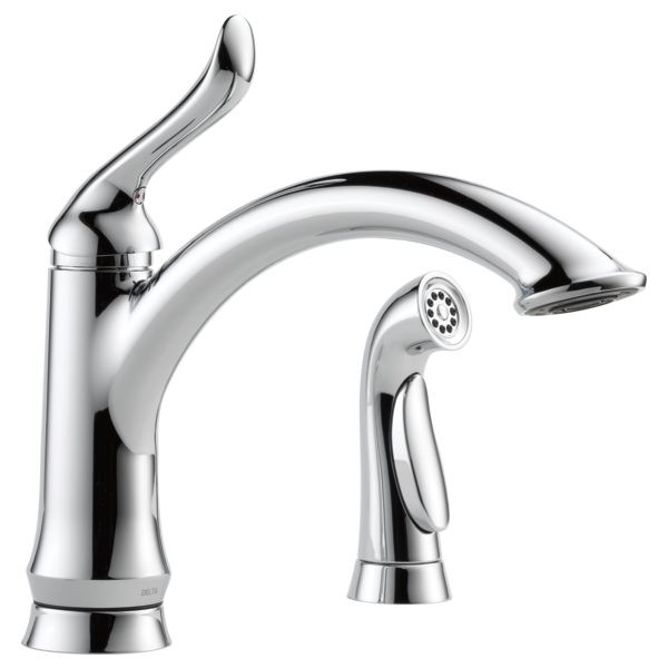 DELTA 4453-DST LINDEN SINGLE HANDLE KITCHEN FAUCET WITH SPRAY