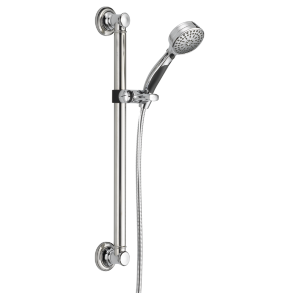 DELTA 51900 ACTIVTOUCH 9-SETTING HAND SHOWER WITH TRADITIONAL SLIDE BAR WITH GRAB BAR