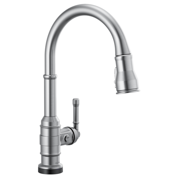 Delta 9190T-DTS Broderick Single Handle Pull-Down Kitchen Faucet With Touch2O Technology