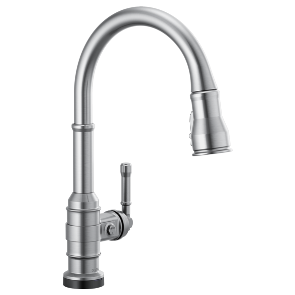 Delta 9190T-DTS Broderick Single Handle Pull-Down Kitchen Faucet With Touch2O Technology