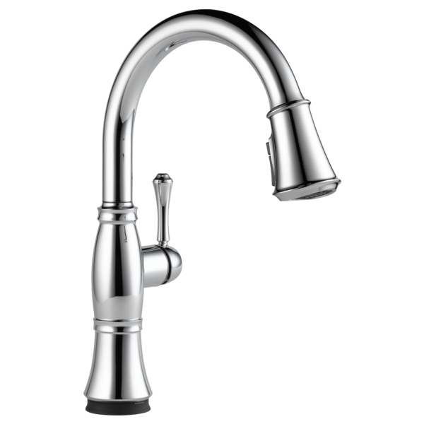 DELTA 9197T-DST CASSIDY SINGLE HANDLE PULL-DOWN KITCHEN FAUCET WITH TOUCH2O AND SHIELDSPRAY TECHNOLOGIES