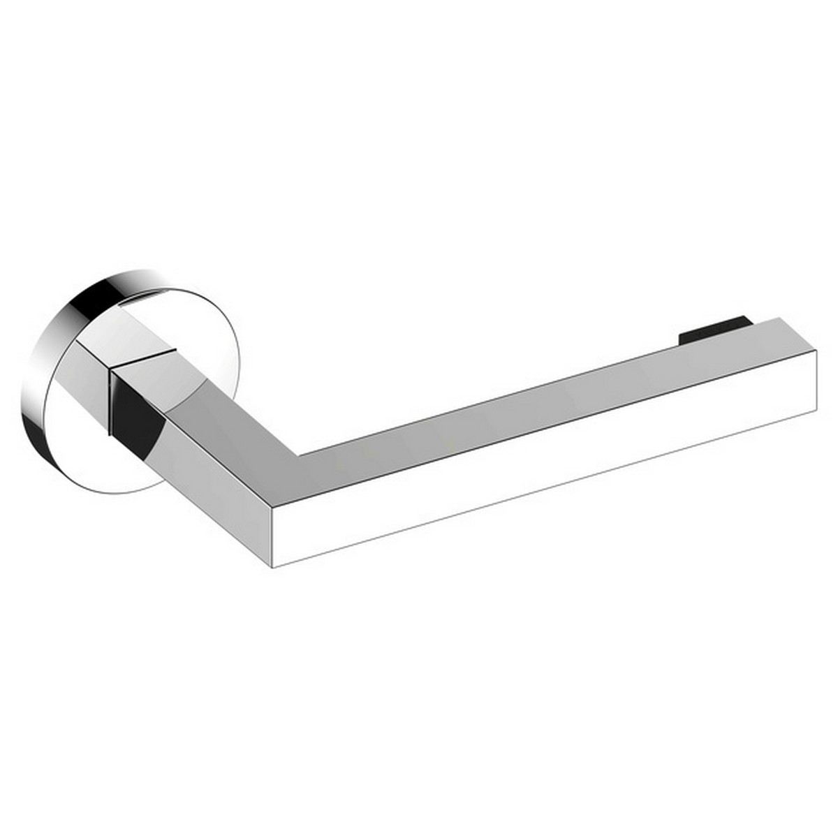 KEUCO 19062010000 EDITION 90 7 1/4 INCH WALL MOUNTED TOILET PAPER HOLDER IN POLISHED CHROME