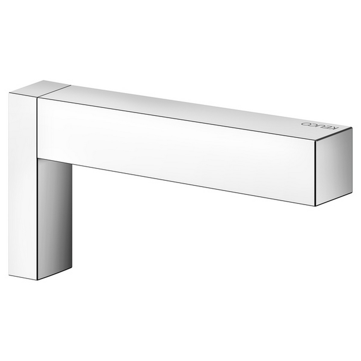 KEUCO 19163010000 EDITION 90 SQUARE 3/4 INCH WALL MOUNTED SPARE TOILET PAPER HOLDER IN POLISHED CHROME