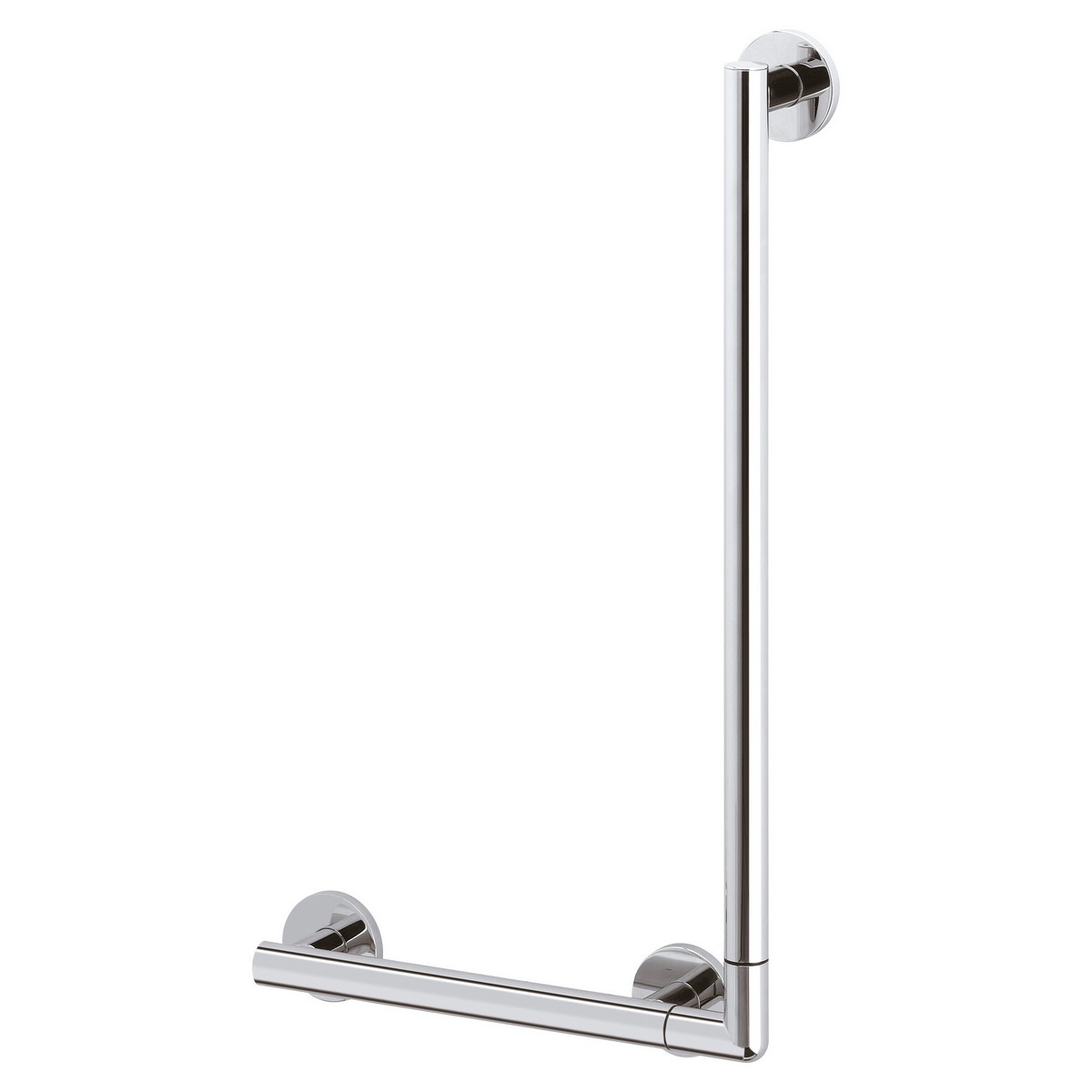 KEUCO 35906011224 PLAN CARE 12 INCH WALL MOUNTED 90 ANGLE BAR IN POLISHED CHROME