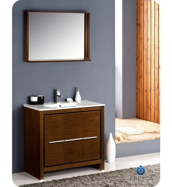 Wenge Brown Modern Bathroom Vanity, Wenge Bathroom Vanity Units