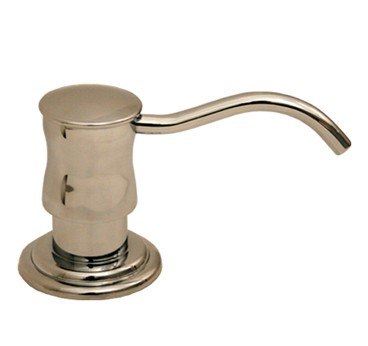 WHITEHAUS WHSD45N SOLID BRASS 3 1/2 INCH SOAP/LOTION DISPENSER