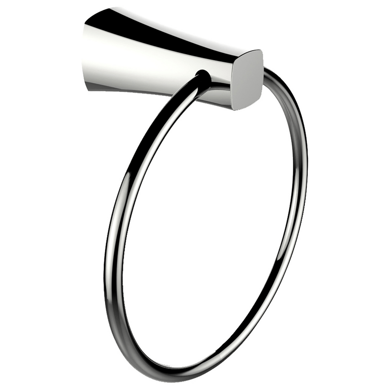 AMERICAN IMAGINATIONS AI-34602 7 INCH W ROUND STAINLESS STEEL TOWEL RING IN CHROME COLOR