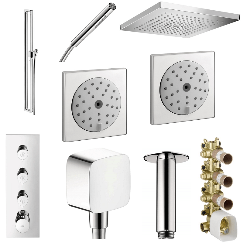 HANSGROHE AXOR COMBO PACK V SHOWER SYSTEM