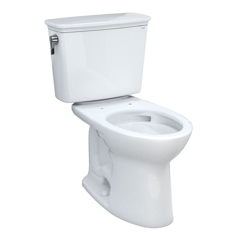 TOTO CST786CEFG DRAKE 1.28 GPF FLOOR MOUNTED ELONGATED TWO-PIECE TOILET