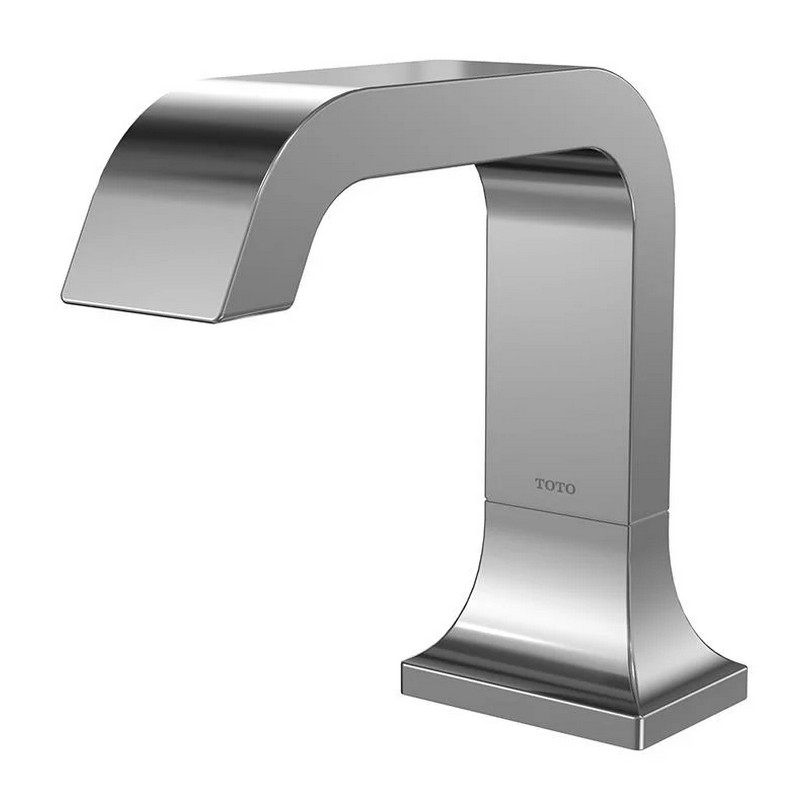 TOTO T21S32#CP GC SERIES 6 1/8 INCH 0.35 GPM DECK MOUNT SINGLE HOLE TOUCHLESS BATHROOM FAUCET - CHROME