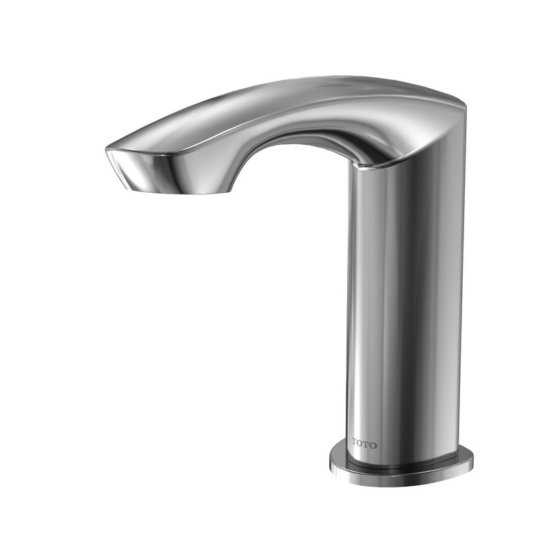 TOTO T22S51#CP GM SERIES 6 1/8 INCH 0.5 GPM DECK MOUNT SINGLE HOLE 10 SECOND ON-DEMAND FLOW TOUCHLESS BATHROOM FAUCET - CHROME