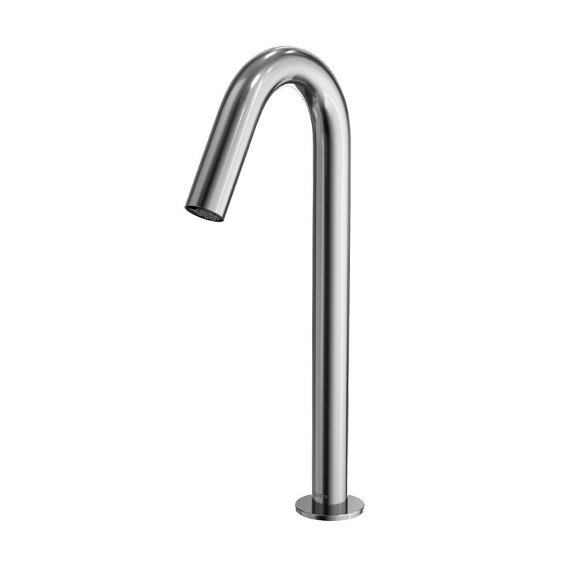 TOTO T26T53#CP HELIX 12 1/2 INCH 0.5 GPM DECK MOUNT SINGLE HOLE 20 SECOND CONTINUOUS FLOW TOUCHLESS BATHROOM FAUCET - CHROME