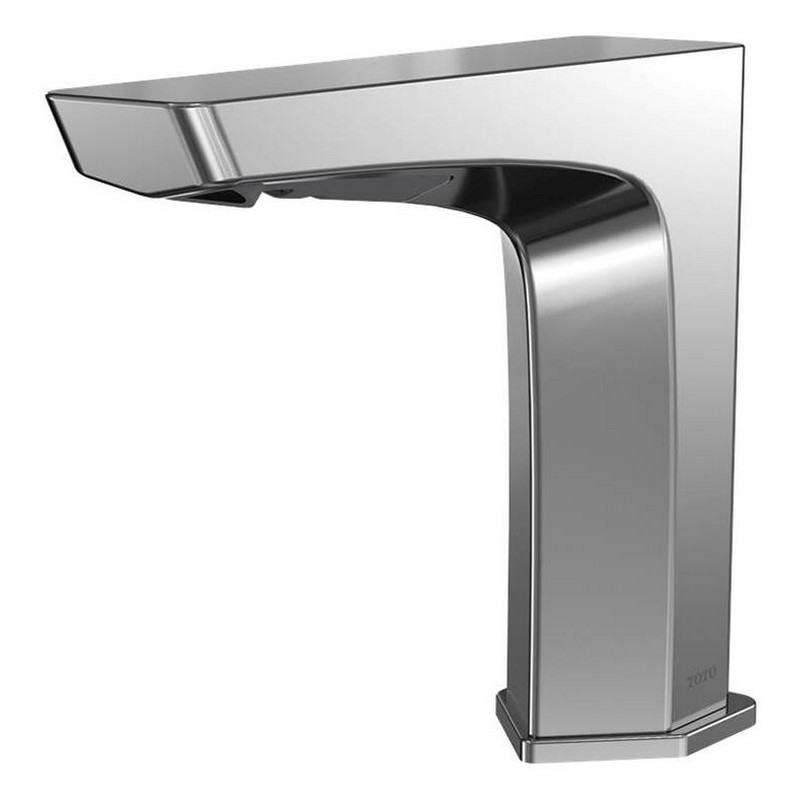 TOTO TLE20001U2#CP GE SERIES 5 7/8 INCH 0.35 GPM DECK MOUNT SINGLE HOLE TOUCHLESS BATHROOM FAUCET - CHROME