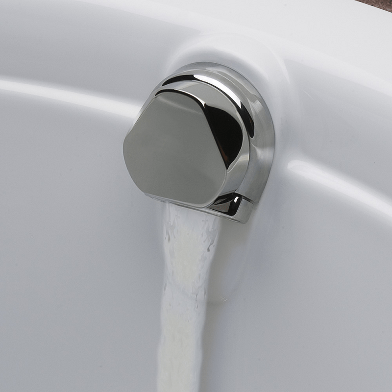 GEBERIT 151.468.1 CASCADING TUB FILLER DRAIN INTEGRATED LUXURY FOR TUB WALL THICKNESS 9/16" - 3/4"